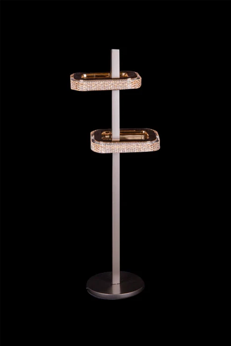 Настольная лампа Leon Theona LE7701/2T Grey/Gold