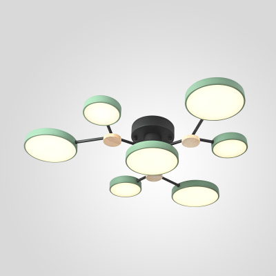 Потолочная люстра GAMMA D88 Green ImperiumLoft