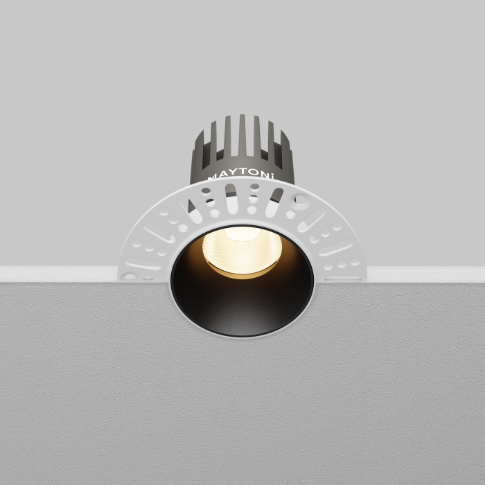 Встраиваемый светильник Maytoni Dip DL119-10W-3K-TRS-B