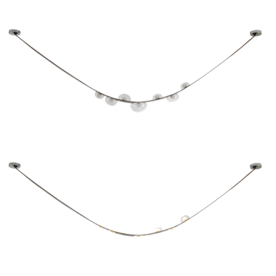 Светильник подвесной Crystal Lux BOSQUE SP7 L3000 BROWN/TRANSPARENT