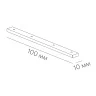 Прямой коннектор для двух шинопроводов Space F Led Technology SPACE CONNECTOR 180 W ( 2 шт)