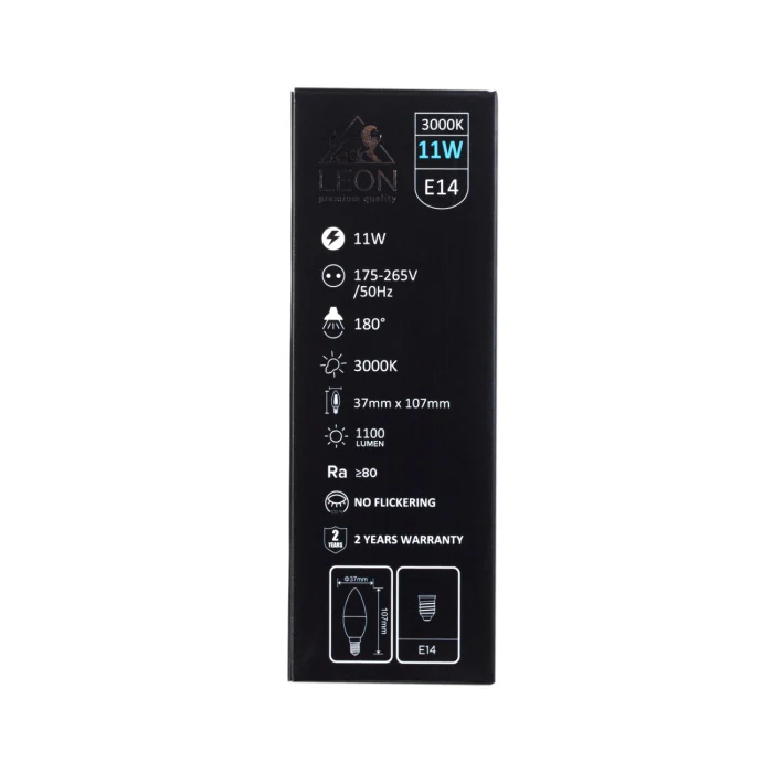 Светодиодная лампа Leon LE-C35-11W-3000K-E14