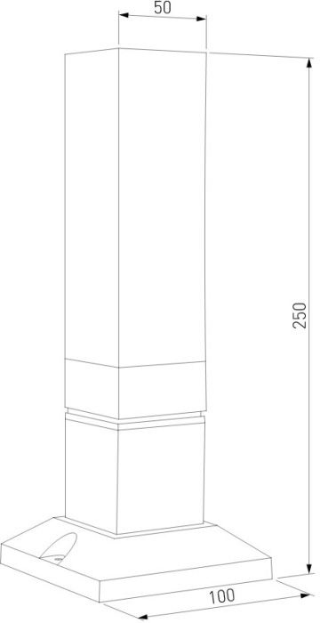 Уличный столб Elektrostandard Techno led 4690389168741