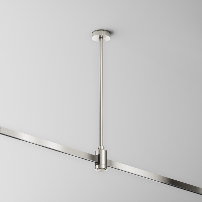 Крепление потолочное Medium 300мм с вводом питания Flarity платина Maytoni TRA158C-B1-PT