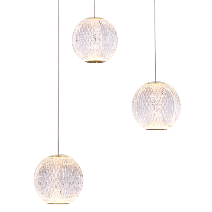 Подвесной светильник Delight Collection Elliot Diamante MD20001012-7A gold