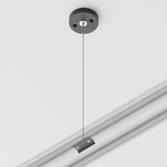 Подвес тросовый 1 шт. Unity черный Maytoni TRA001CW-11B