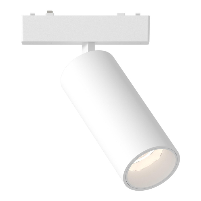 Магнитный трековый светильник Белый LED 1*18W 4000K 1 060Lm Ra>90 IP20 D55xH135 48V ST677.546.18