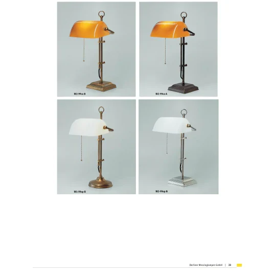 Настольная лампа Berliner Messinglampen W1-99opB