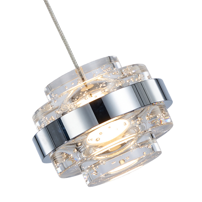 Подвесной светильник Delight Collection Indiana MD22030002-1A chrome/clear