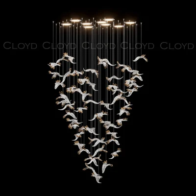 Каскадная люстра Cloyd Aeria 1703 60001