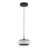 Светильник подвесной ST-Luce черный/прозрачный LED 1*7W 3000K SL6239.403.01