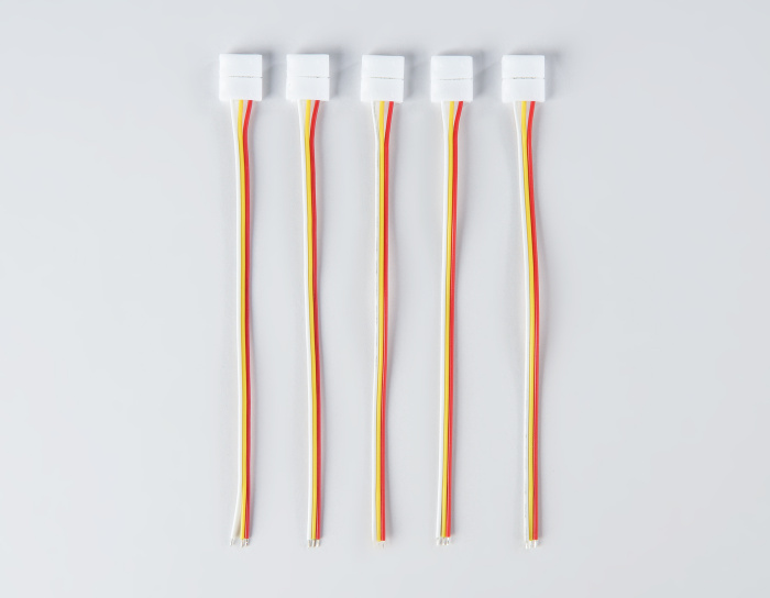 Соединитель гибкий односторонний для светодиодной ленты 5050 12/24V (3 конт.) 150 мм GS7201 (5шт) Ambrella light GS7201