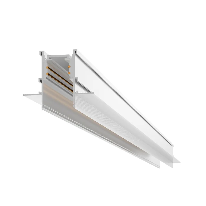 Шинопровод магнитный встраиваемый под ГКЛ 10мм ST-Luce Белый Длина 2 000мм ST004.529.00