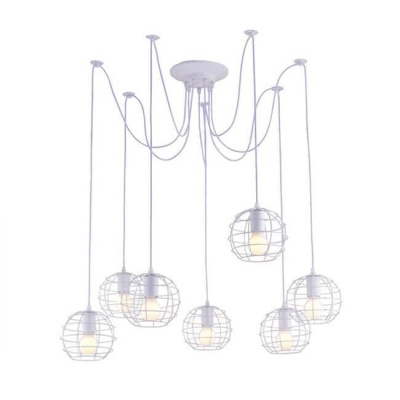 Подвесной светильник паук Arte Lamp A1110SP-7WH
