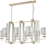 Люстра Crystal Lux NICOLAS SP8 L1000 GOLD/WHITE