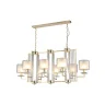 Люстра Crystal Lux NICOLAS SP8 L1000 GOLD/WHITE