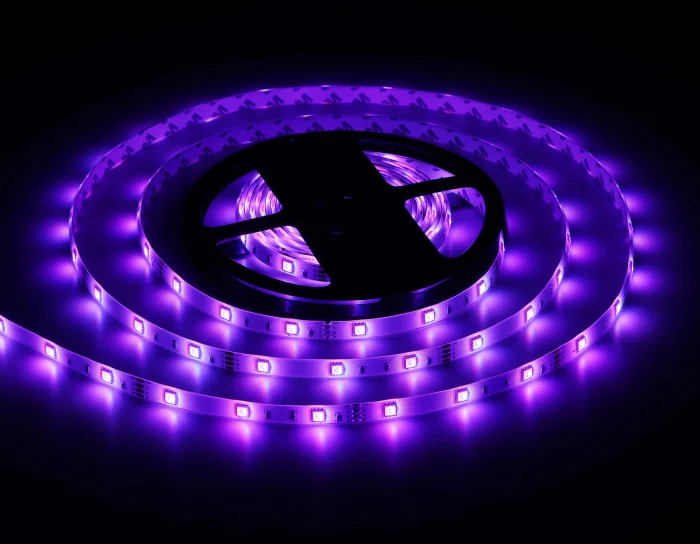 Светодиодная лента RGB Ambrella Light GS2301 5050 30Led /7.2W m/ 12V IP65 RGB 5m Ambrella light GS2301