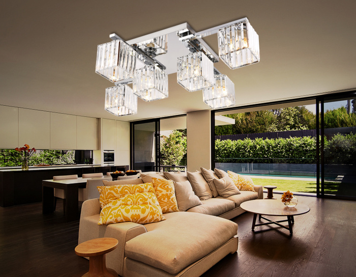 Потолочный светильник с хрусталём Ambrella light TR5215