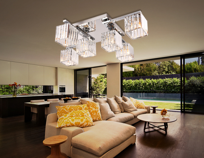 Потолочный светильник с хрусталём Ambrella light TR5215