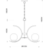 Подвесная люстра Arte Lamp Claudia A8055LM-5CC