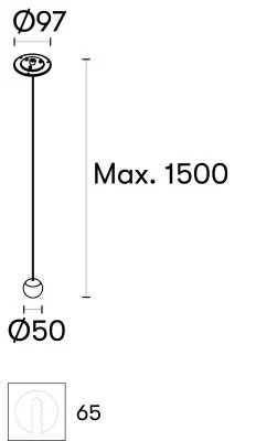 Подвесной светильник Leds C4 PUNTO