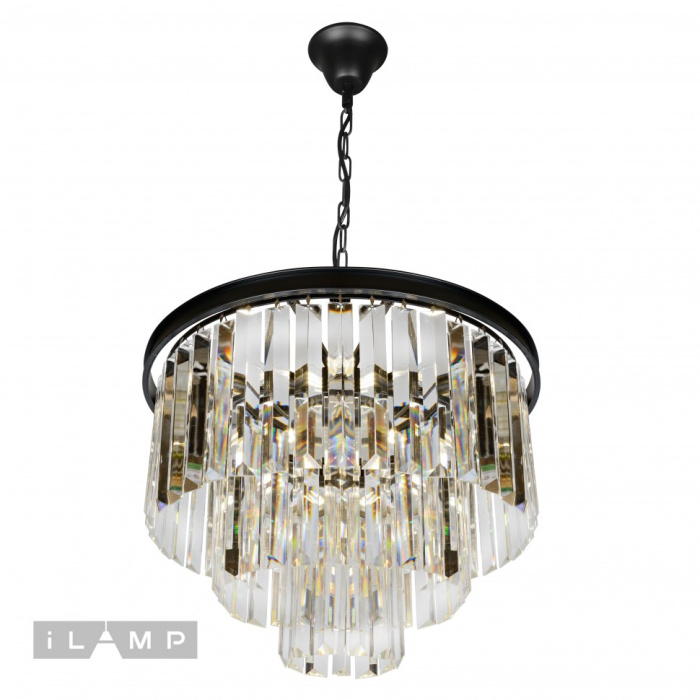 Подвесная люстра iLamp Triumph 6101-500 Черная