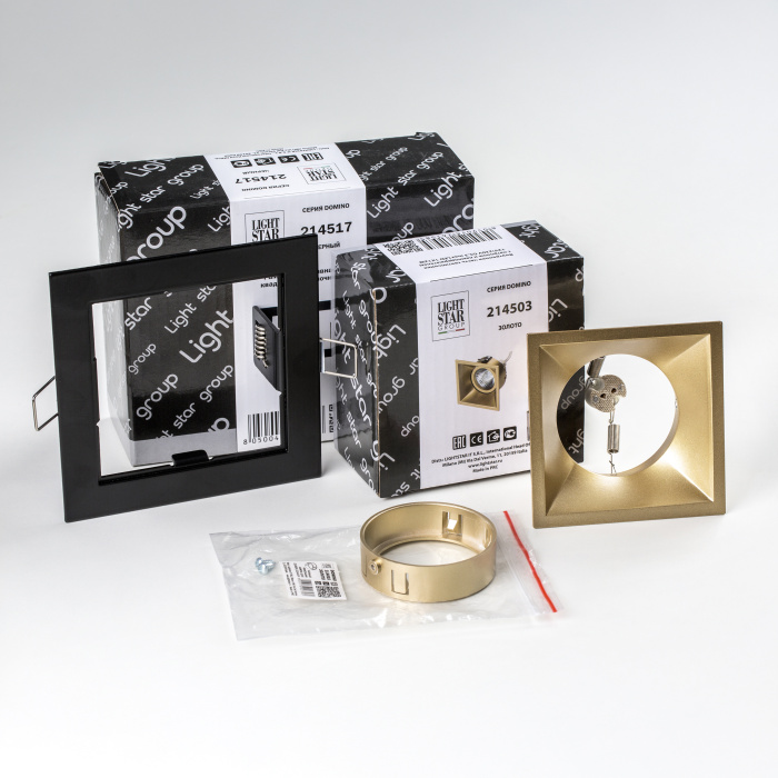 Комплект со светильником Lightstar Domino D51703GMOD