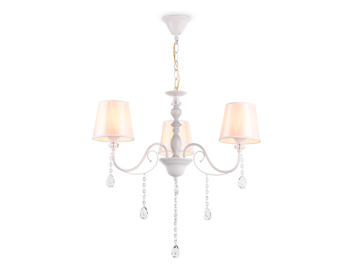 Подвесная люстра с абажуром и хрусталем Ambrella light TR4601