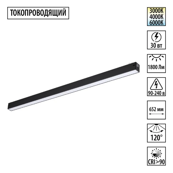Трековый светильник Novotech Vector 359940