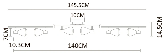 Спот Arte Lamp GIOVED A6008PL-6BK