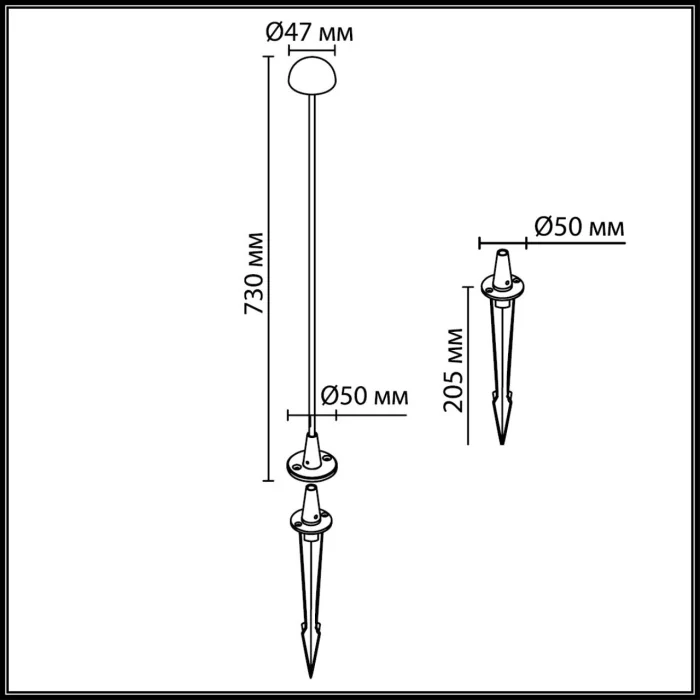 Уличный накладной светильник VERDE Odeon Light 7122/4GLA