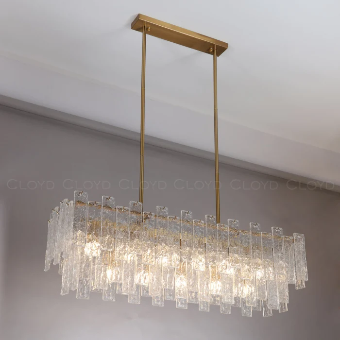Люстра Cloyd PARSIFAL C13 / L125 см - шток - латунь (арт.11079)