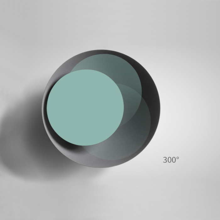 Бра TWIRL D32 Grey/Green ImperiumLoft