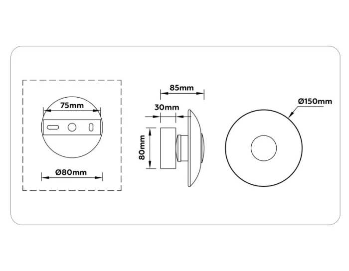 Настенный светодиодный светильник HIGH LIGHT AMBRELLA LIGHT LH31035