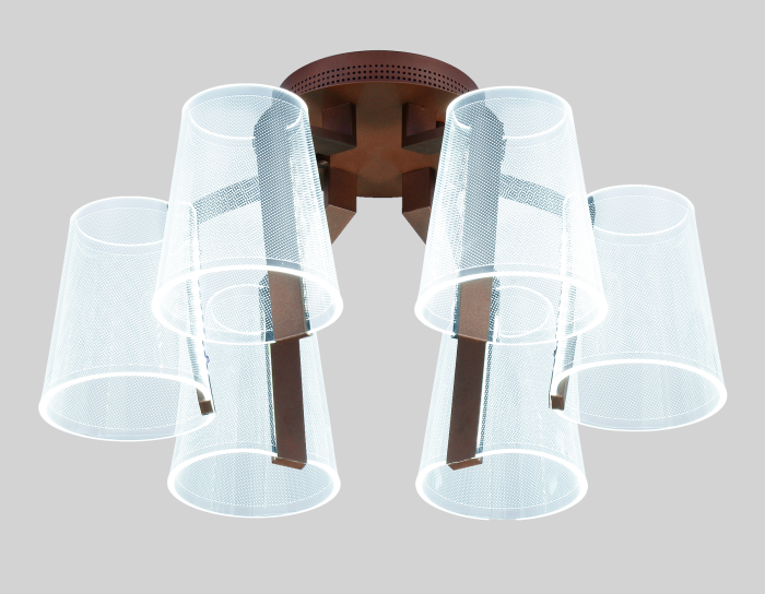 Потолочная светодиодная люстра с пультом ACRYLICA AMBRELLA LIGHT AK4033