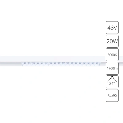 Магнитная трековая система Arte Lamp LINEA A4645PL-1WH