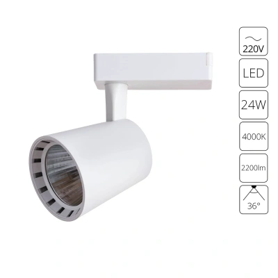 Трековый светильник Arte Lamp ATILLO A2324PL-1WH