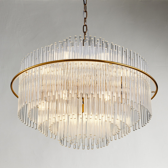 Люстра Cloyd VACOMBE-B C13 / Ø60 см - латунь (арт.10779)