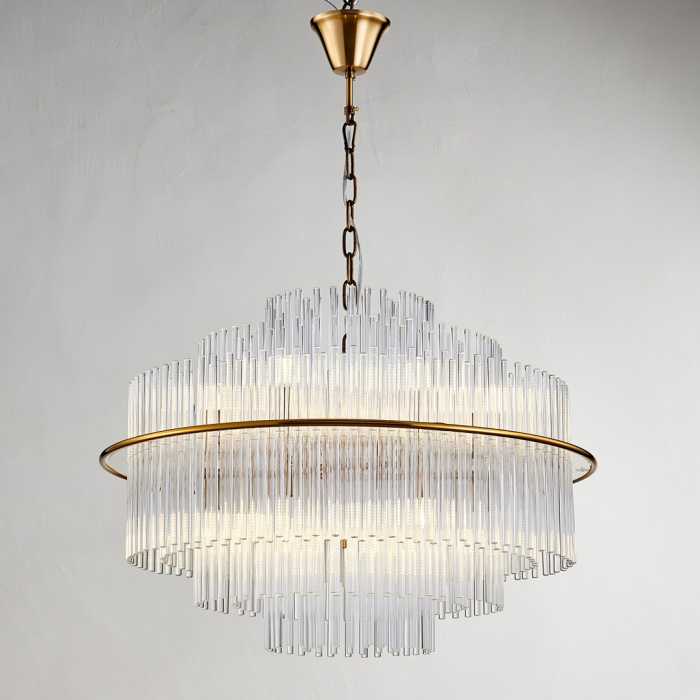 Люстра Cloyd VACOMBE-B C13 / Ø60 см - латунь (арт.10779)