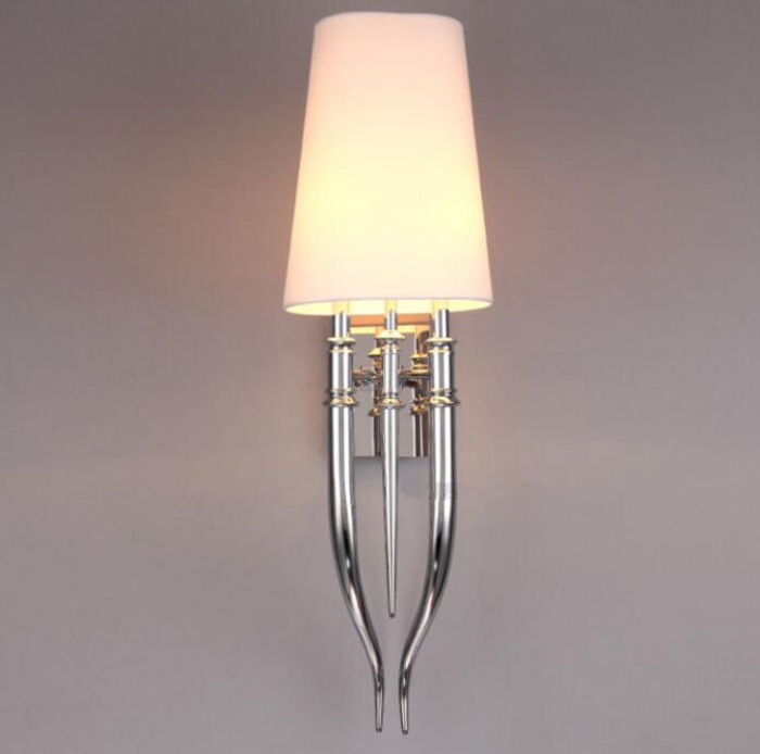 Настенный светильник Crystal Light Brunilde Ipe Cavalli H92 Silver/Black ImperiumLoft