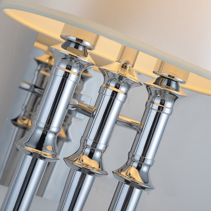 Настенный светильник Crystal Light Brunilde Ipe Cavalli H92 Silver/Black ImperiumLoft