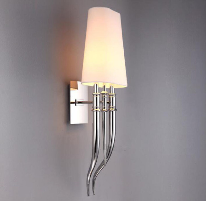 Настенный светильник Crystal Light Brunilde Ipe Cavalli H92 Silver/Black ImperiumLoft