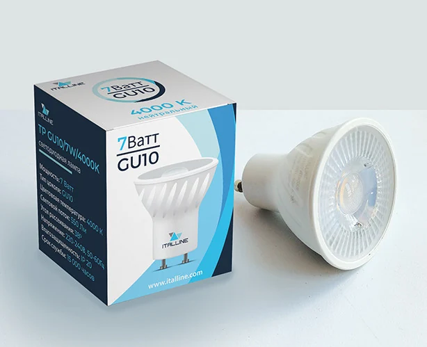 Светодиодная лампа Italline TP GU10/7W/4000K
