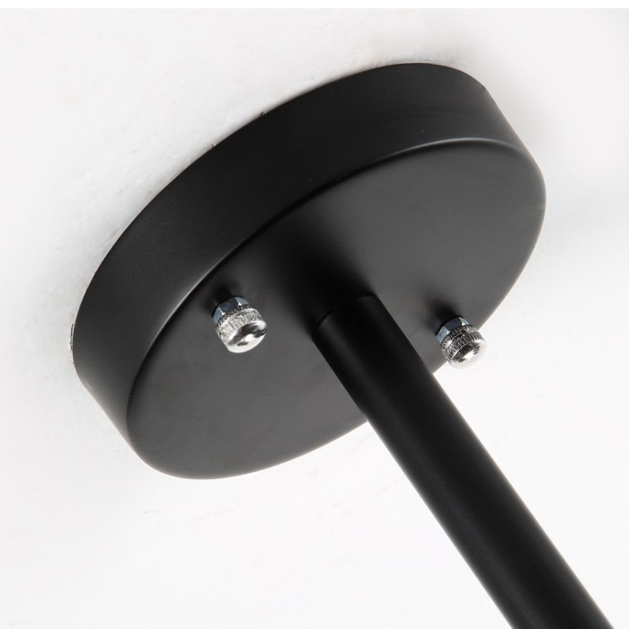 Потолочная люстра GEOMETRIC CH 6 черная ImperiumLoft