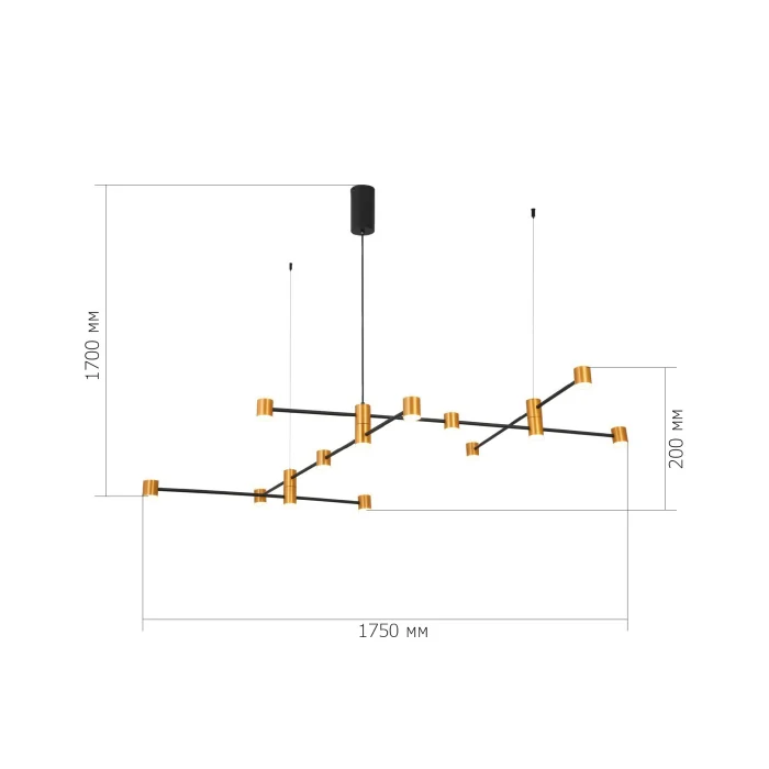 Светильник подвесной ANICHITA ST LUCE SL1596.423.22