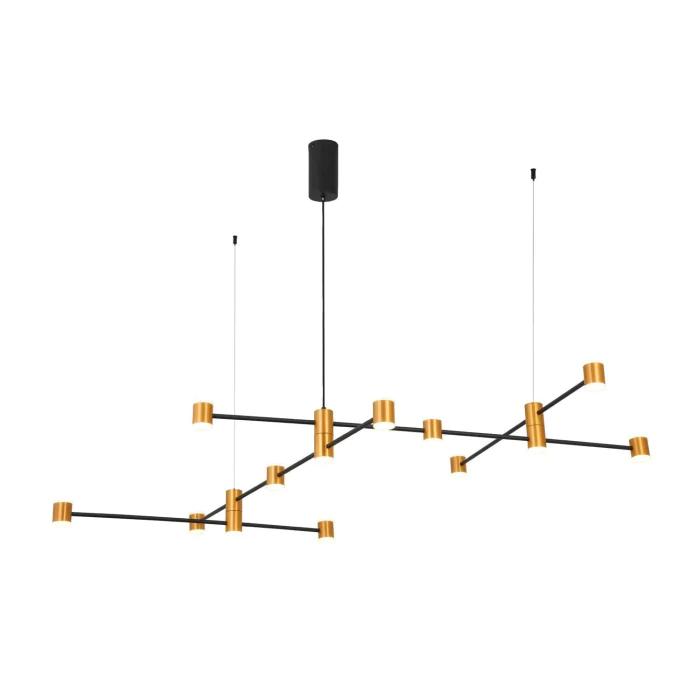 SL1596.423.22 Светильник подвесной ST-Luce Золото, Черный/Белый LED 22*3W
