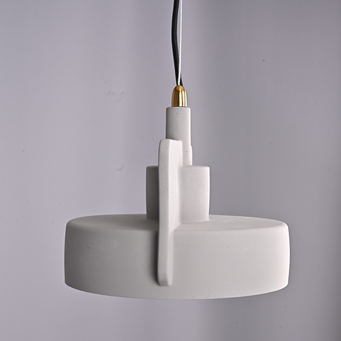 Подвесной бетонный светильник SKOVL A Серый ImperiumLoft