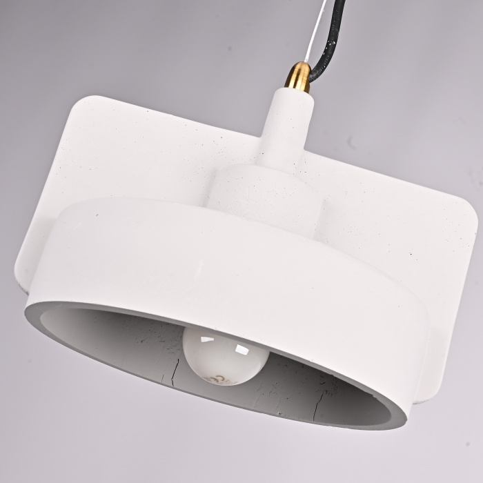 Подвесной бетонный светильник SKOVL A Серый ImperiumLoft