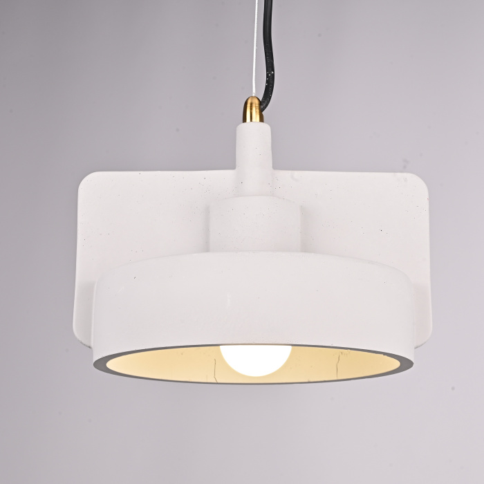 Подвесной бетонный светильник SKOVL A Серый ImperiumLoft