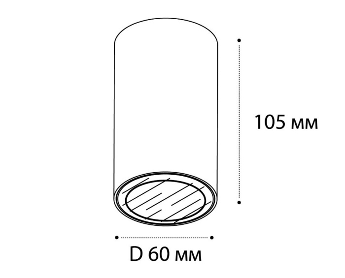 Светильник накладной Italline DANNY PL IP white